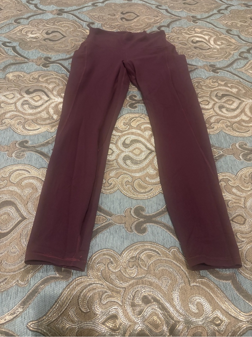 lululemon athletica Plum High-Rise Cropped Leggings 8